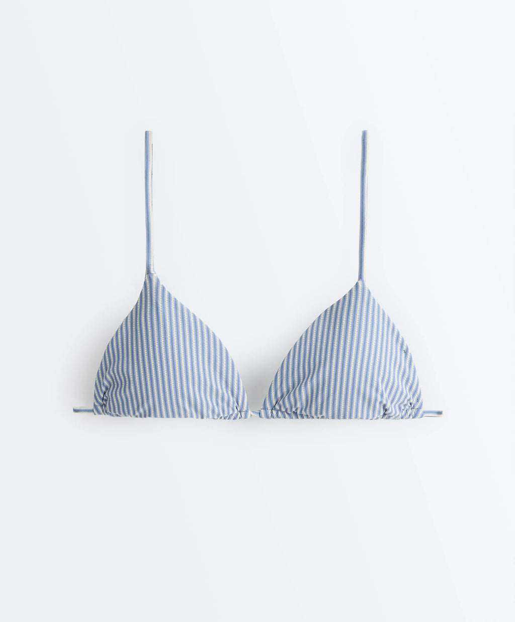 Multicolor Striped Side-Tie Bikini Set, view 7 of 10