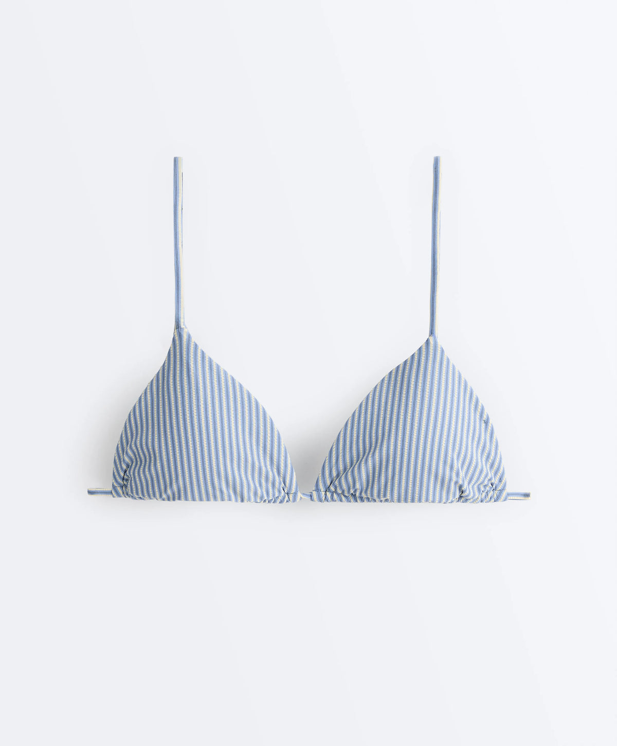 Multicolor Striped Side-Tie Bikini Set, view 7 of 10