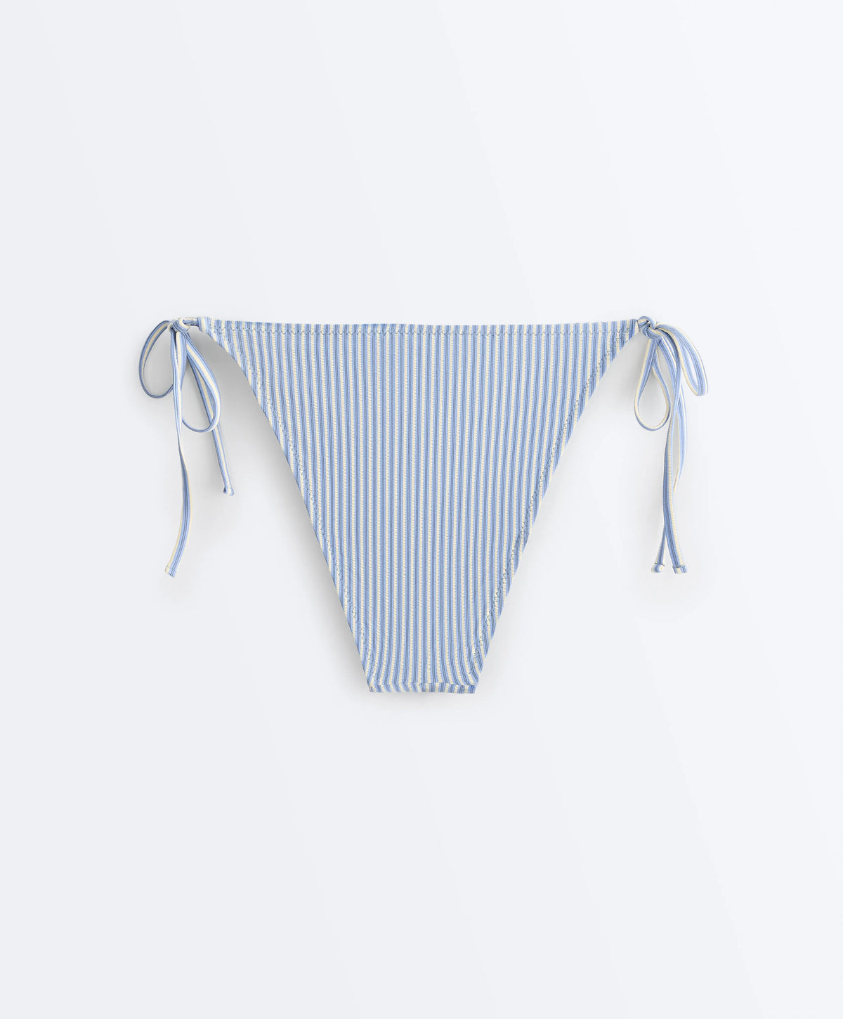 Multicolor Striped Side-Tie Bikini Set, view 10 of 10