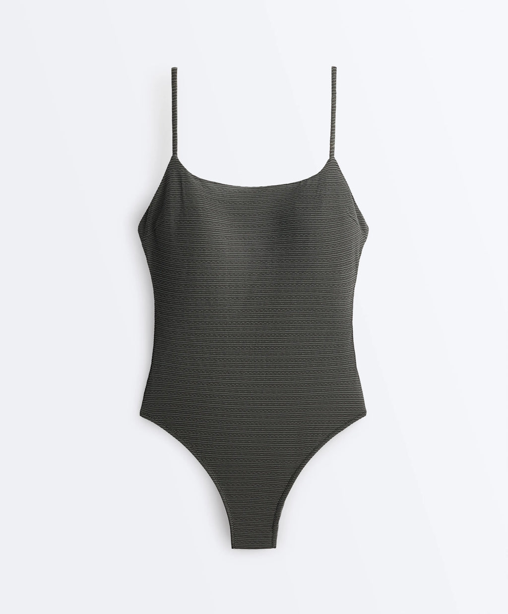 Minimal Striped Backless One-Piece Swimsuit, view 6 of 7