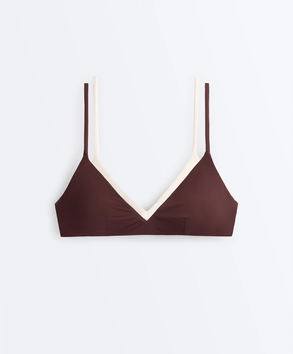 Two-Tone Brown Bikini Set, view 2 of 12