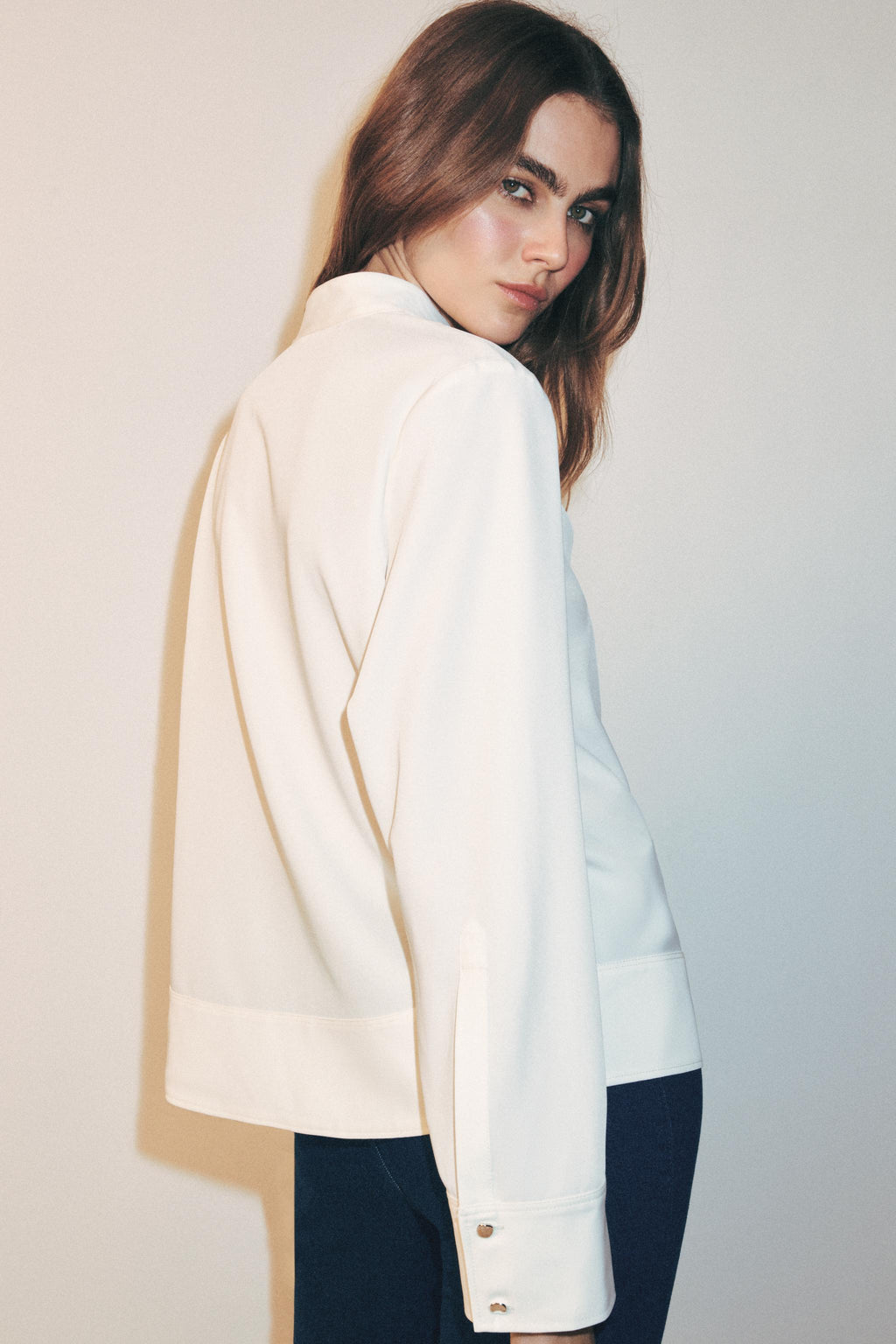 [A9] CHEMISE BANDE COL