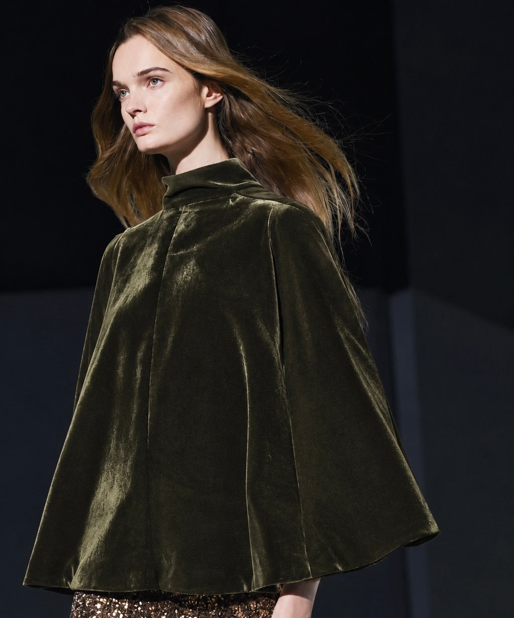 ZW COLLECTION CAPE EN VELOURS