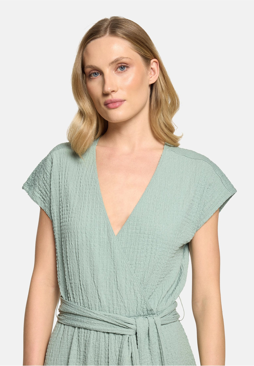 SOFT SAGE CROPPED JUMPSUIT