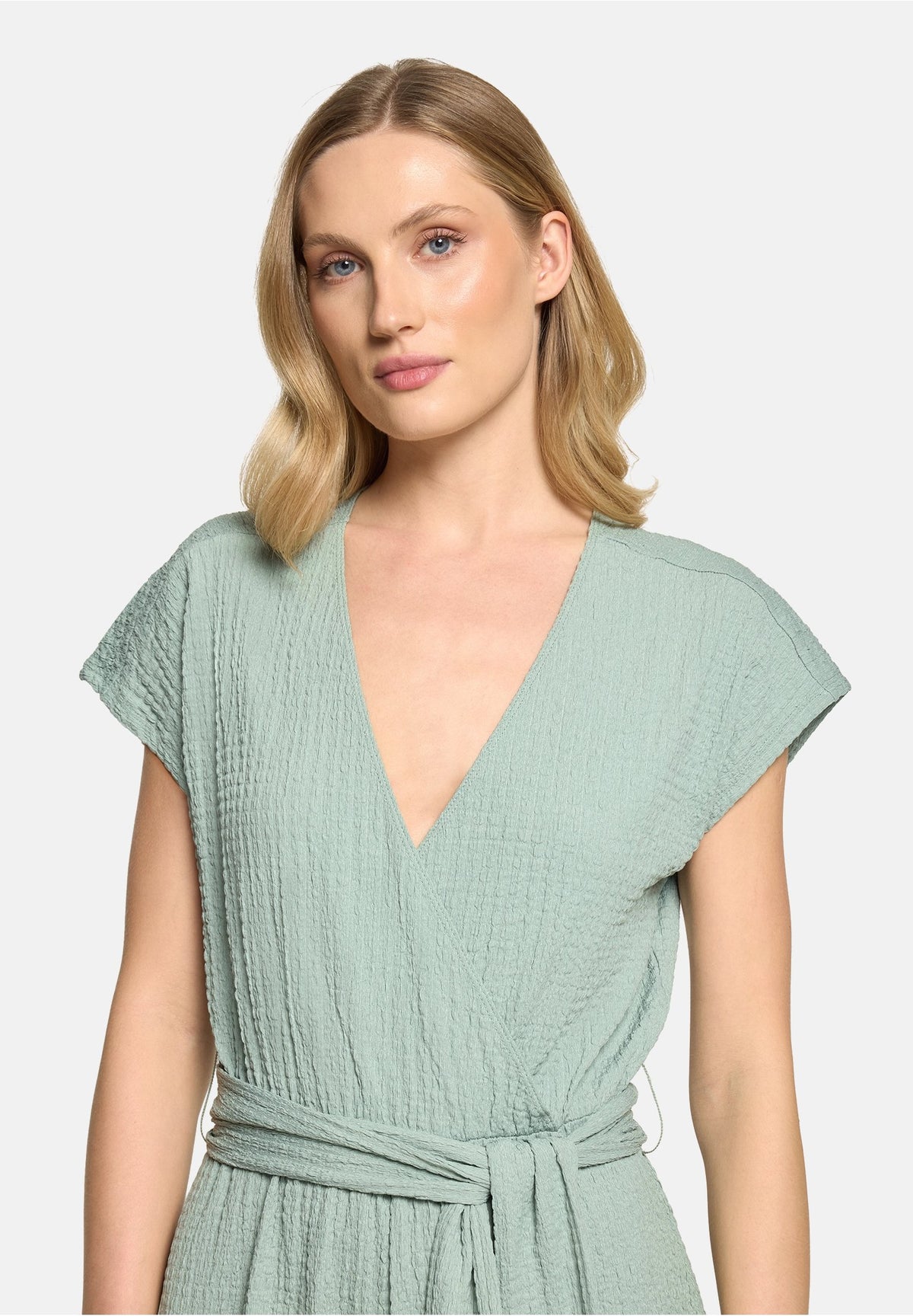 SOFT SAGE CROPPED JUMPSUIT