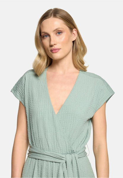 SOFT SAGE CROPPED JUMPSUIT