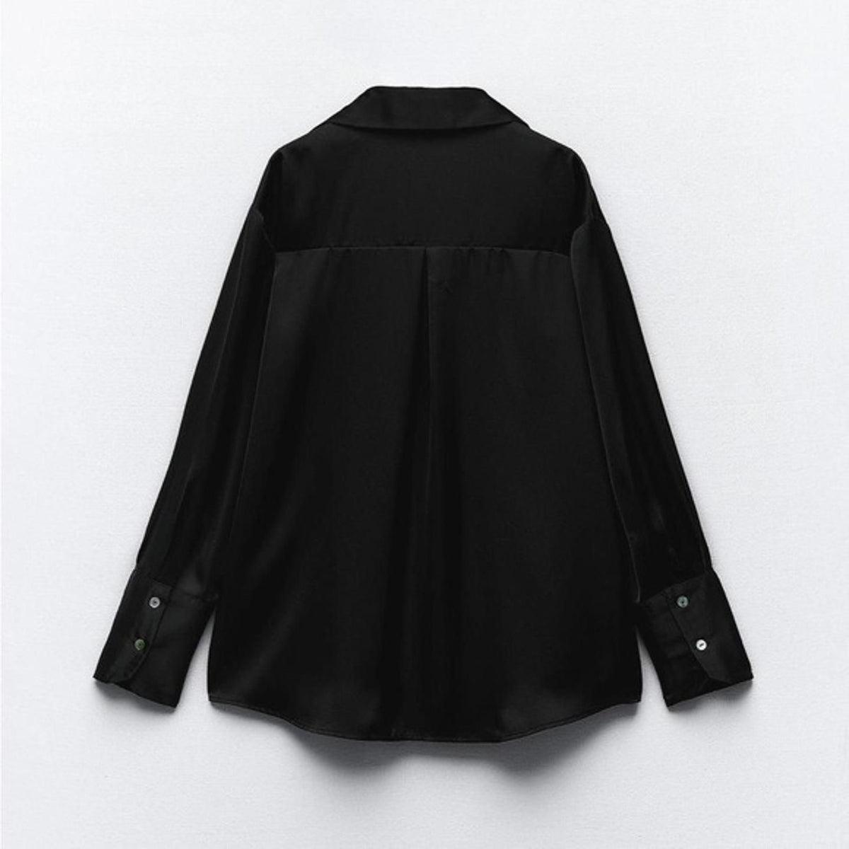 [B9] OVERSIZED SATIN SHIRT