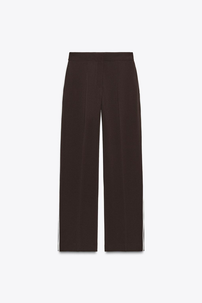 straight-leg trousers
