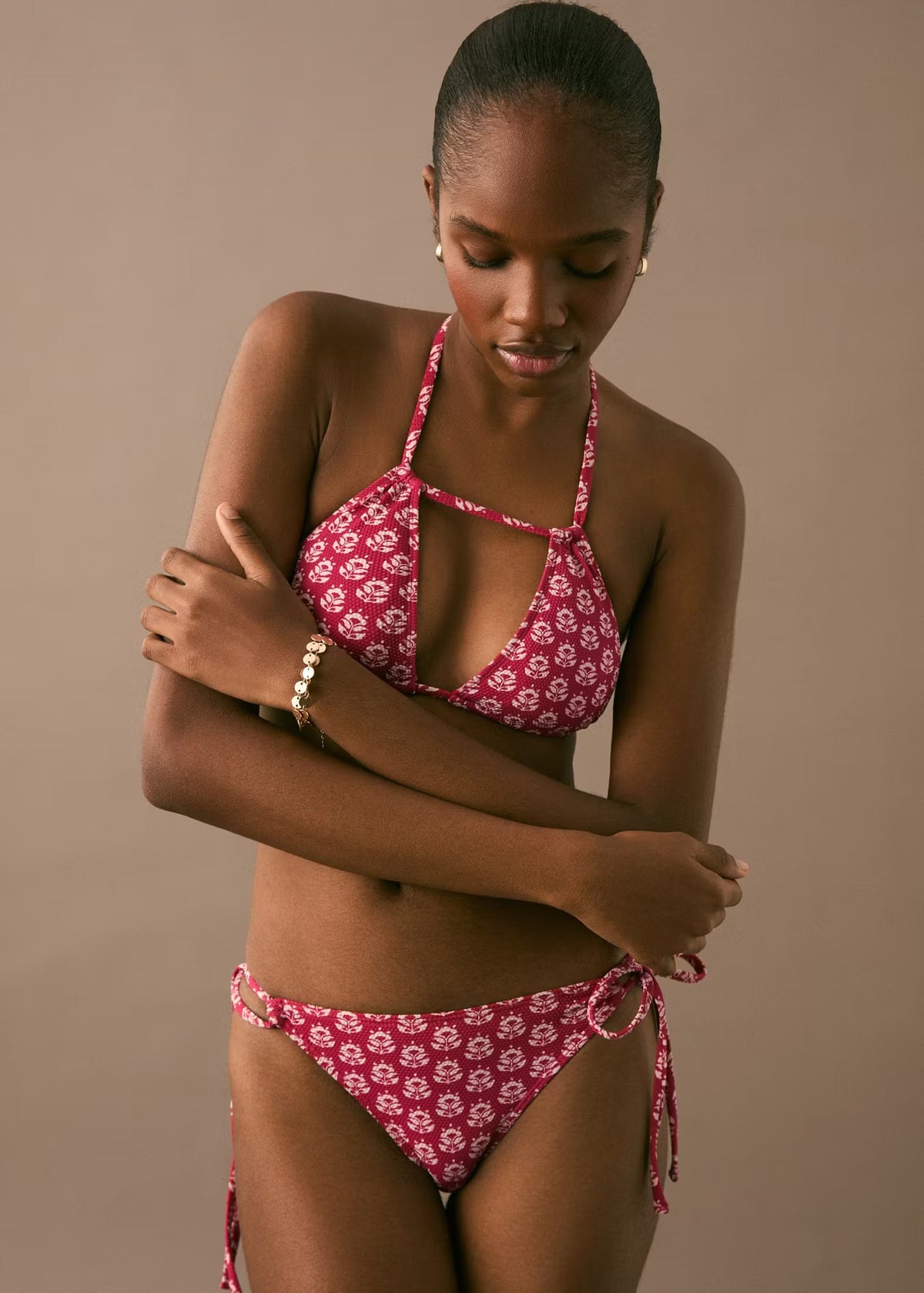 Multi-Position Printed Bikini Set, view 1 of 5