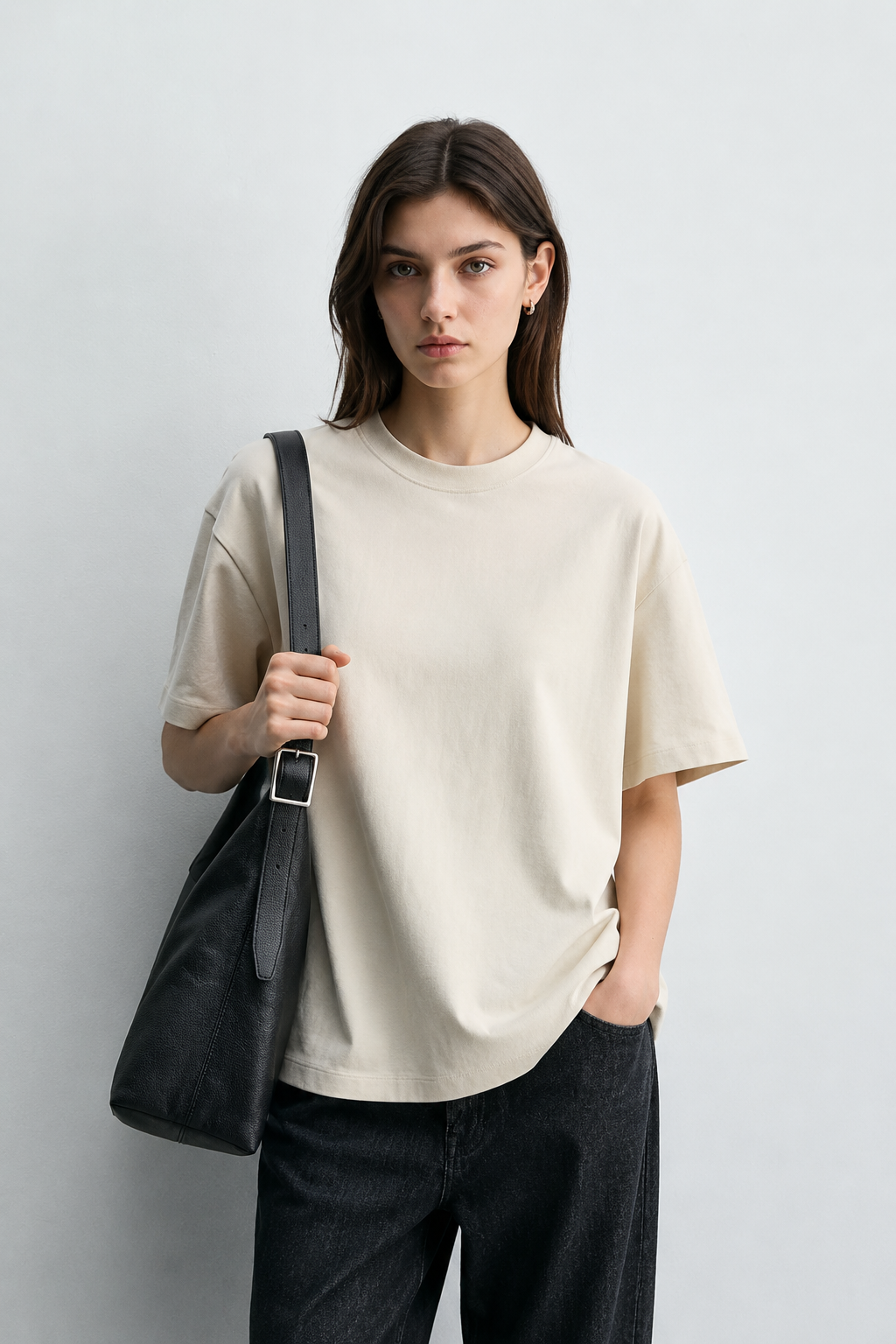 RELAXED FIT INTERLOCK T-SHIRT