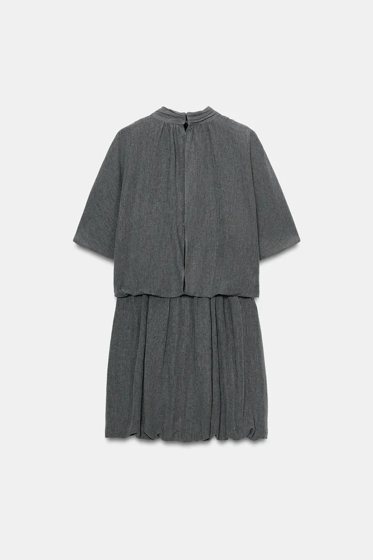 [A2] SHORT VOLUMINOUS DRESS
