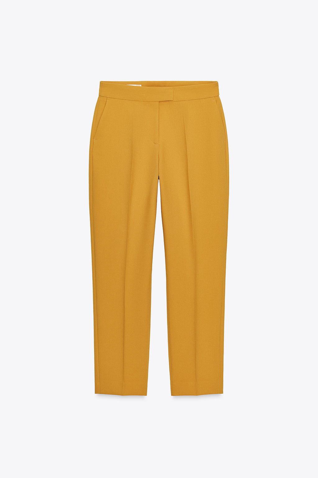 ZARA HIGH-WAISTED STRAIGHT FIT PANTS