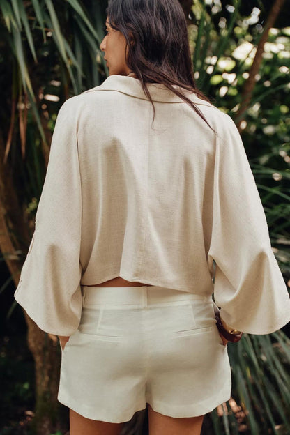 CHEMISE NŒUD COMBINÉ CROCHET