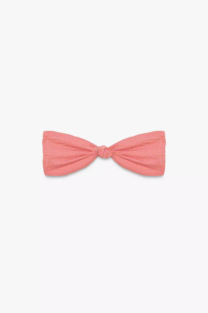 STRIPED BIKINI SET - PINK