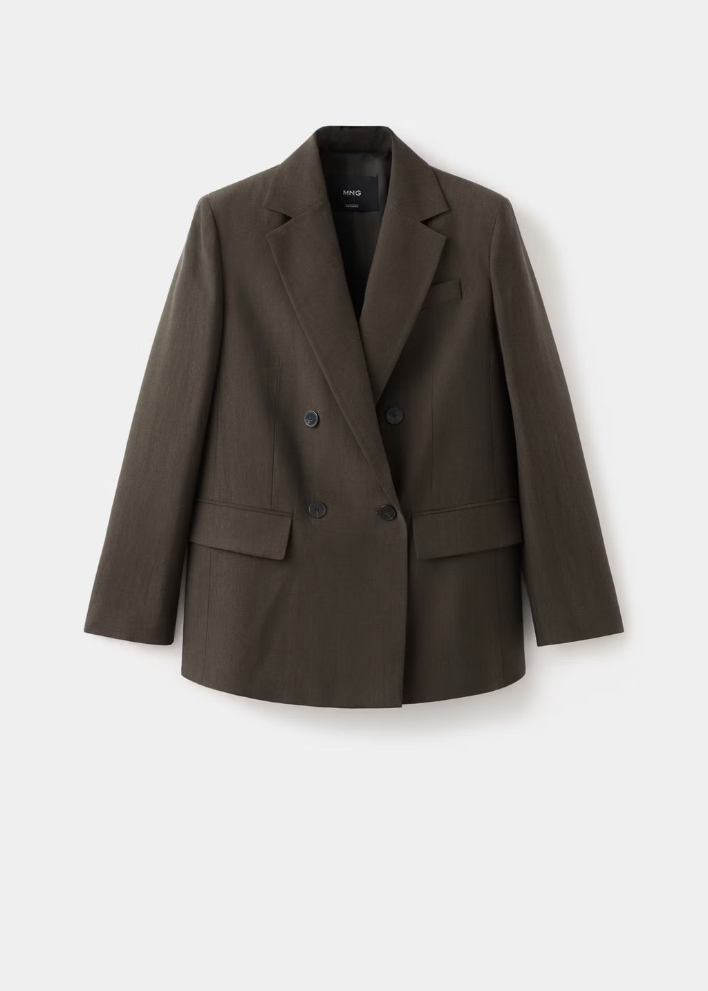 LYOCELL STRAIGHT-CUT SUIT BLAZER