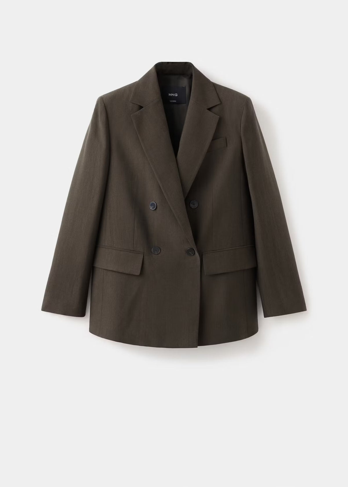 LYOCELL STRAIGHT-CUT SUIT BLAZER