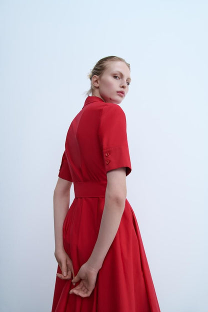 COTON SHIRT DRESS (SANS CEINTURE)