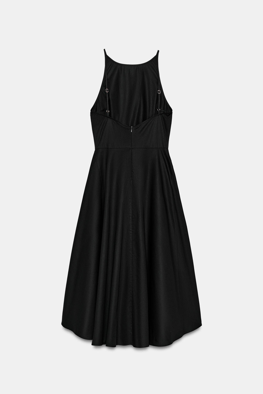 VOLUMINOUS TRENCH MIDI DRESS