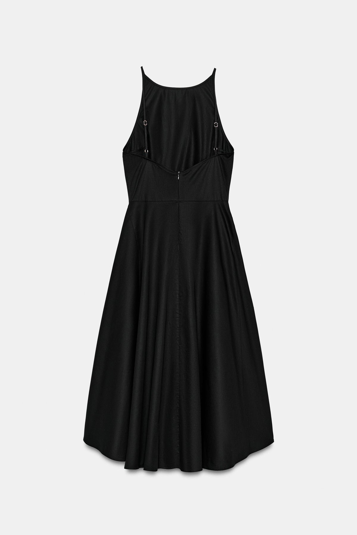 VOLUMINOUS TRENCH MIDI DRESS