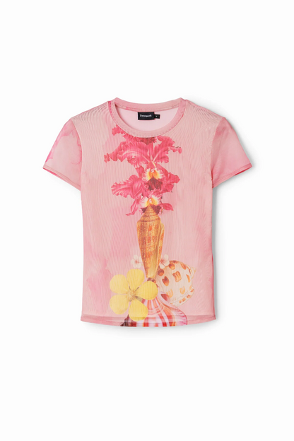 TULLE SHELL T-SHIRT