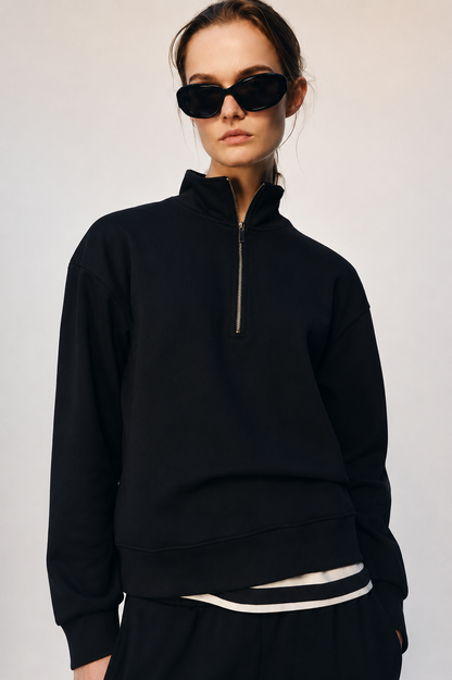 ZIP-UP ZA SWEATSHIRT