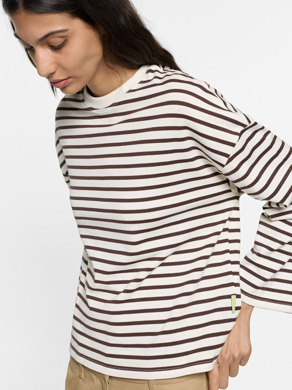 COTTON JUMPER WITH STRIPS