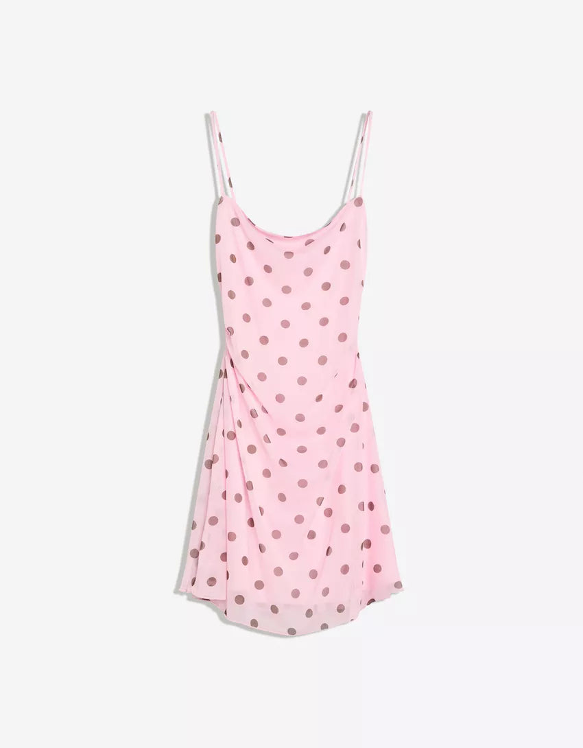 TULLE MINI DRESS WITH STRAPS
