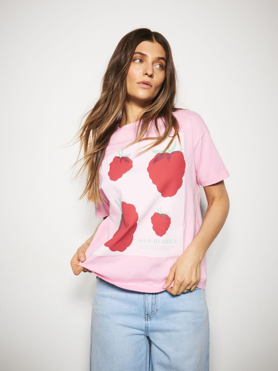 [B4] T-SHIRT WITH PRINT