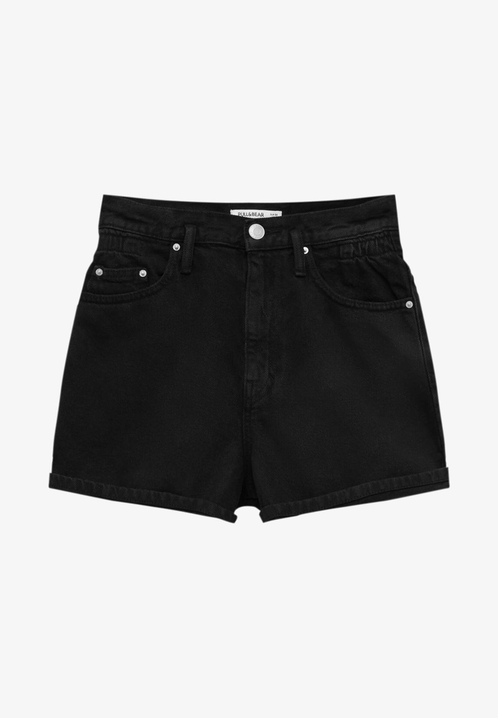 [X5] HIGH-WAIST DENIM SHORTS