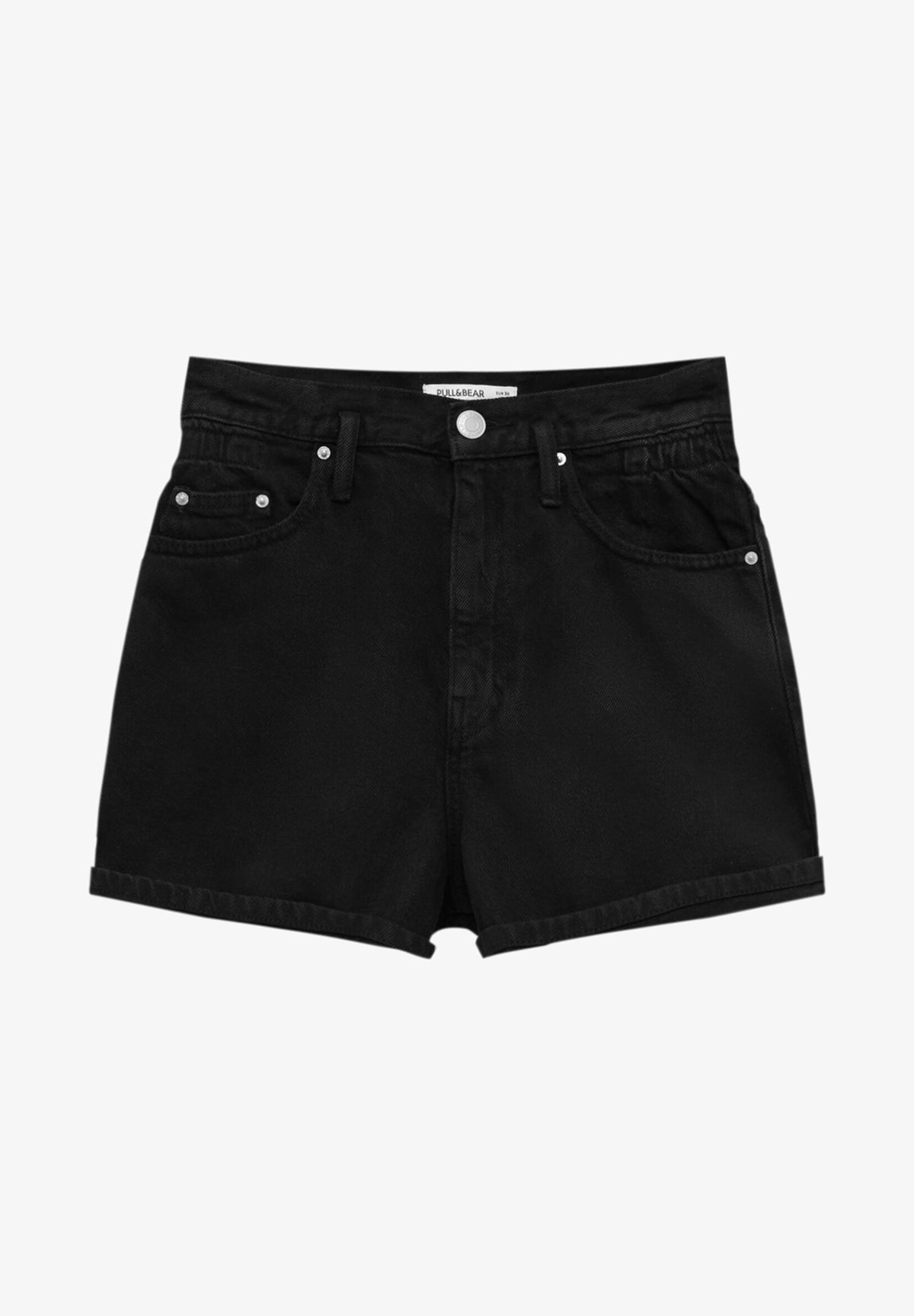 [X5] HIGH-WAIST DENIM SHORTS