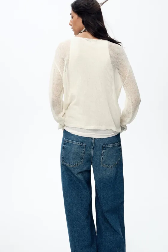 rustic-style sweater
