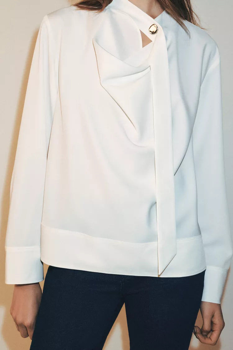 [A9] CHEMISE BANDE COL