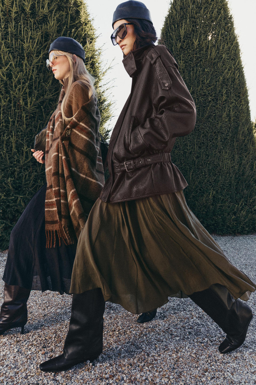 ZW COLLECTION FLOWING COMBINED SKIRT