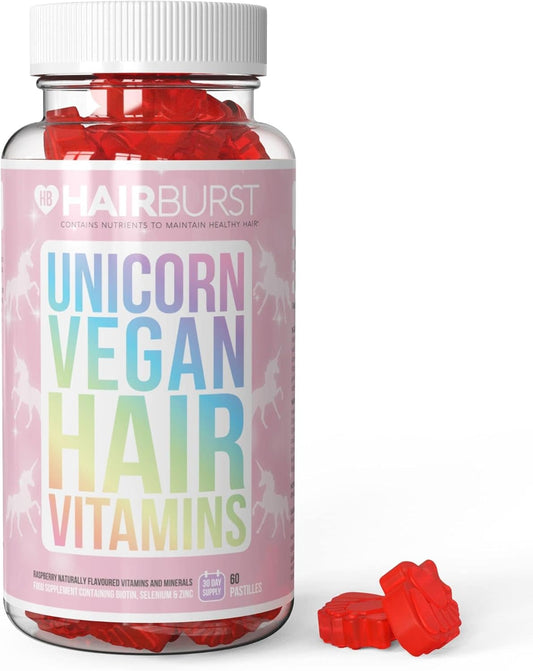 HAIR BURST Vegan Biotin Gummies for Hair Growth, Skin and Nails