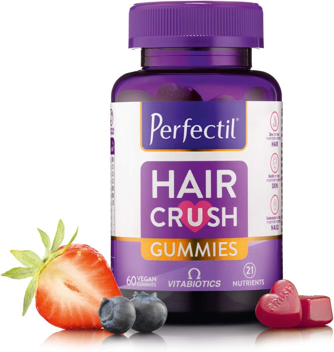 Perfectil Hair Crush Vegan Vitamin Gummies