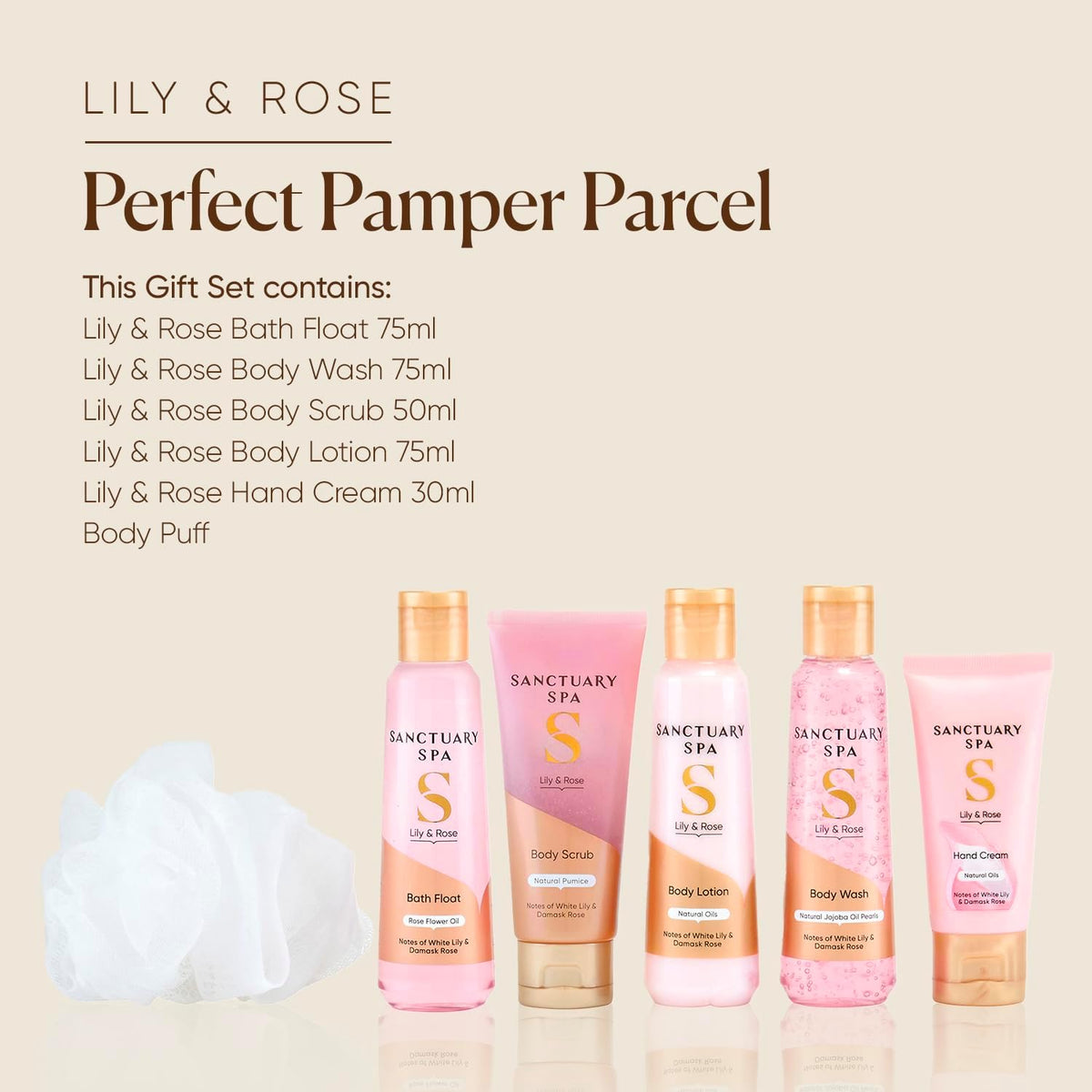 SANCTUARY SPA LILY & ROSE PAMPER PARCEL