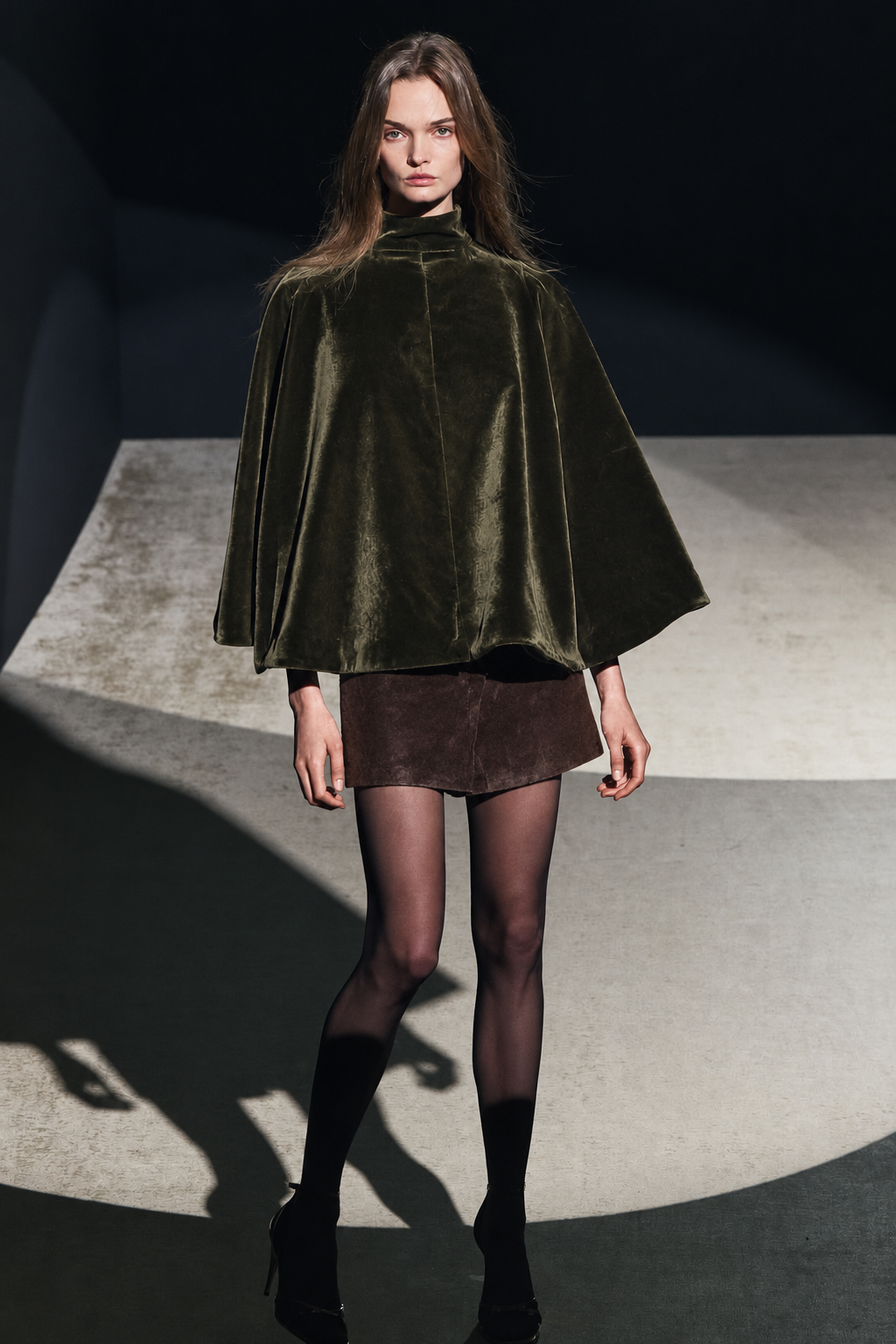 ZW COLLECTION CAPE EN VELOURS