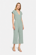 SOFT SAGE CROPPED JUMPSUIT