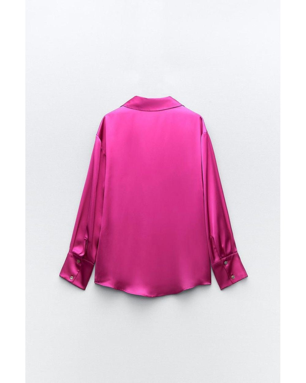 [B9] OVERSIZED SATIN SHIRT