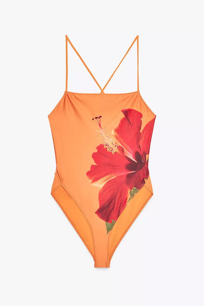 FLORAL PRINTSWIMSUIT