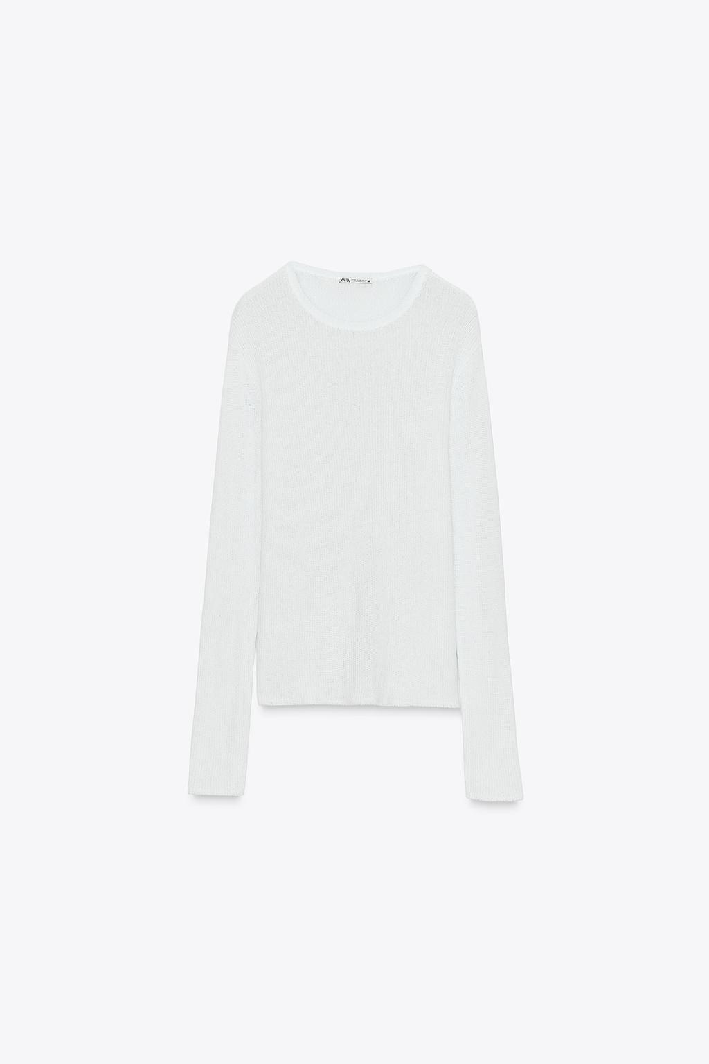 Long-sleeve rustic-style blouse