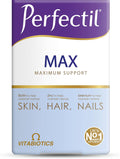 PERFECTIL MAX TABLETS, MAXIMUM SUPPORT FORMULA FOR SKIN HAIR AND NAILS, BY VITABIOTICS