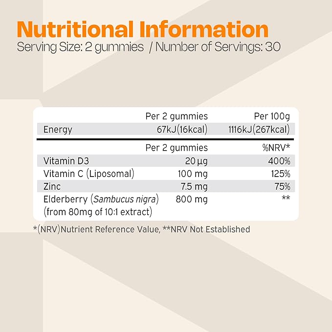 NUTRIBURST - TRIPLE IMMUNITY VEGAN