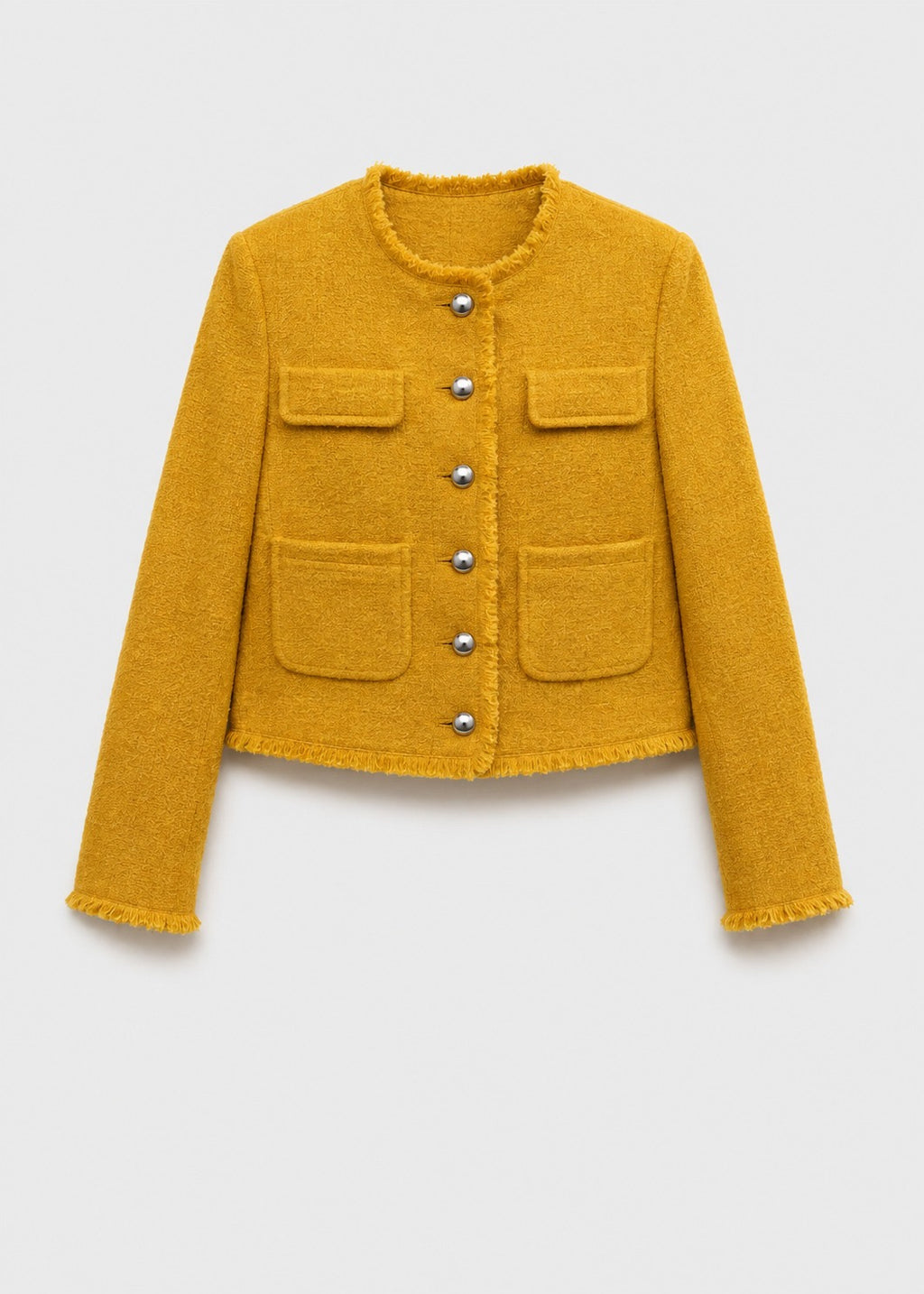MUSTARD TWEED JACKET