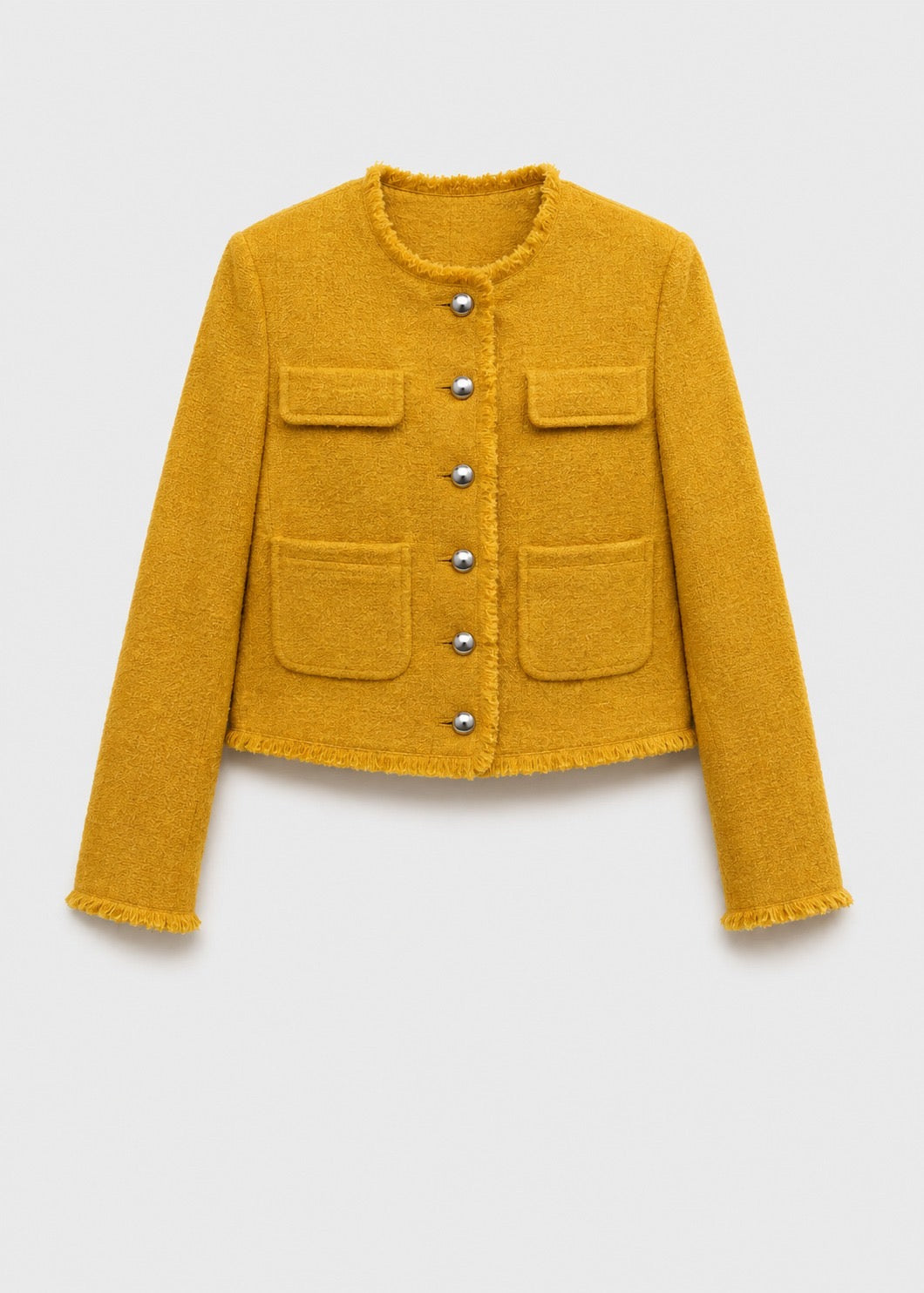 MUSTARD TWEED JACKET