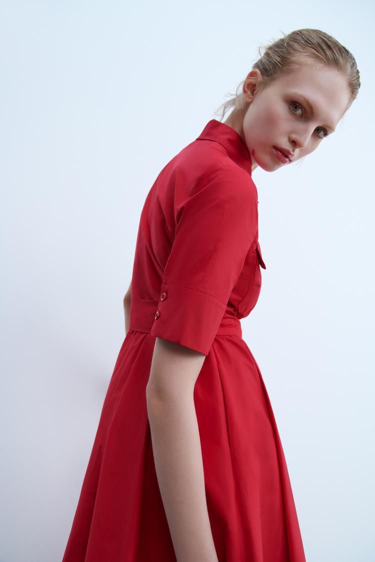 COTON SHIRT DRESS (SANS CEINTURE)