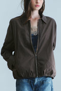BLOUSON BOMBER À CARREAUX ZW COLLECTION