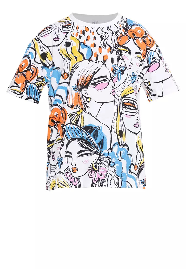 LADY & DAMSEL COTTON T-SHIRT