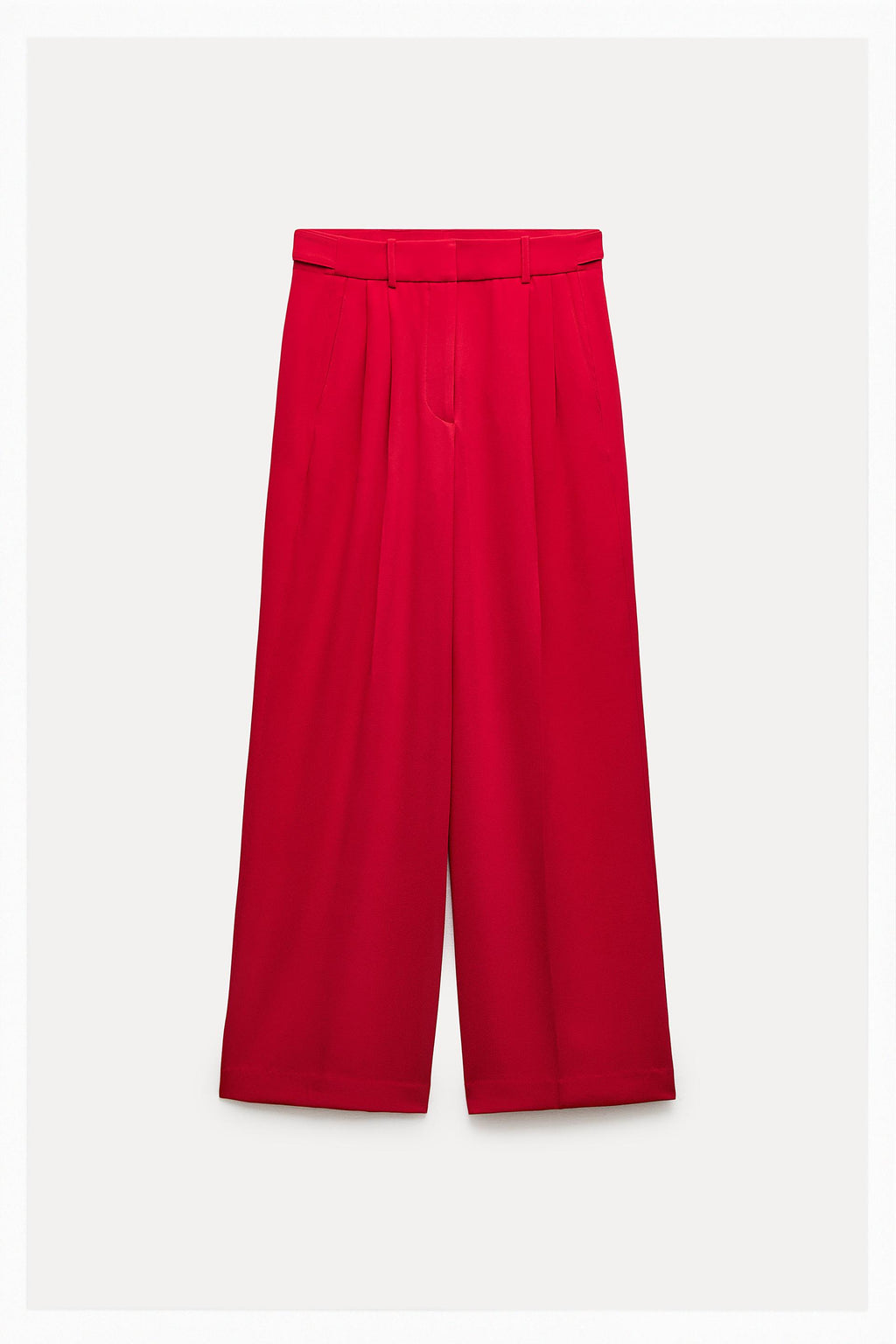 ZW COLLECTION WIDE-LEG PLEATED TROUSERS