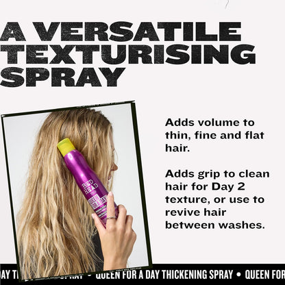 QUEEN FOR A DAY – SPRAY VOLUMISANT CHEVEUX FINS – EFFET ÉPAISSISSANT – 311 ML